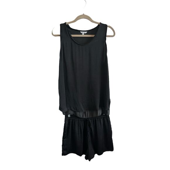 Naked Zebra Sleeveless Black Tank Drawstring Shorts Set - M - Picture 2 of 15